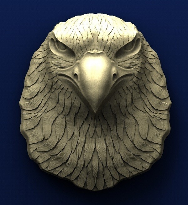 Free STL file Eagle head 🦅・Object to download and to 3D print・Cults